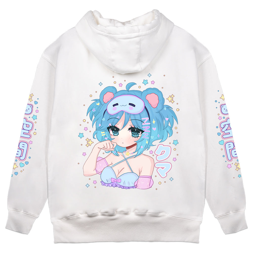 Stardust Kuma "Space Hibearnation" White Hoodie