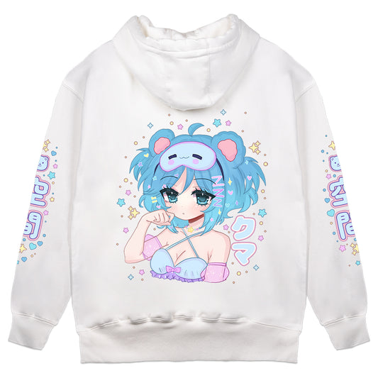 Stardust Kuma "Space Hibearnation" White Hoodie