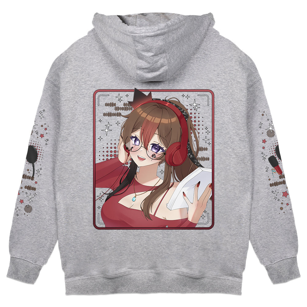 SabishiiVT "On the Mic!" Gray Hoodie