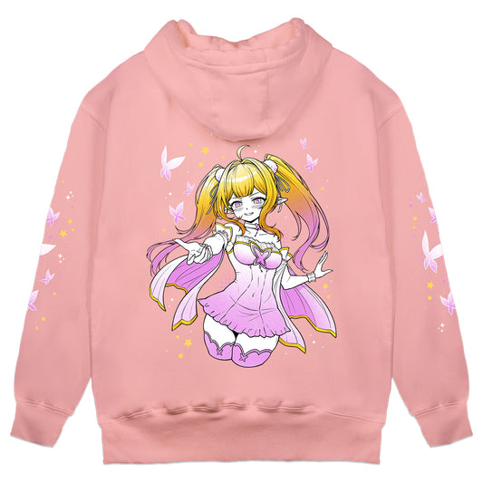 PeachyPiwie "Butterflies & Dreams" Pink Hoodie