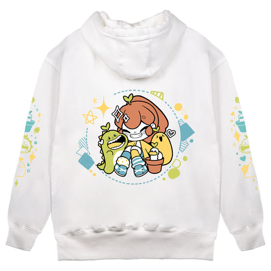 CookieTeaa 'Sprout' White Hoodie