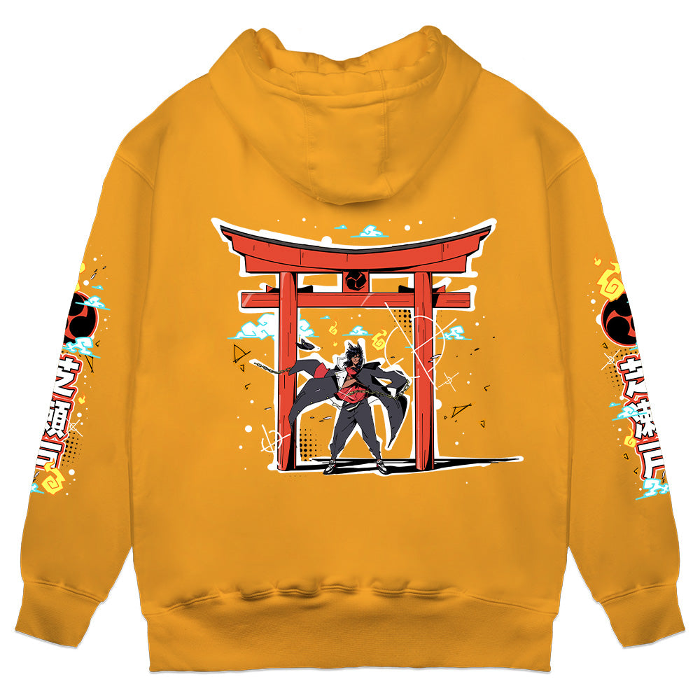 ShibaSeto "Torii Gate" Yellow Hoodie