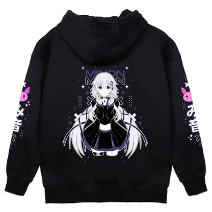 み音 "Minon CH" Idol Hoodie - Black