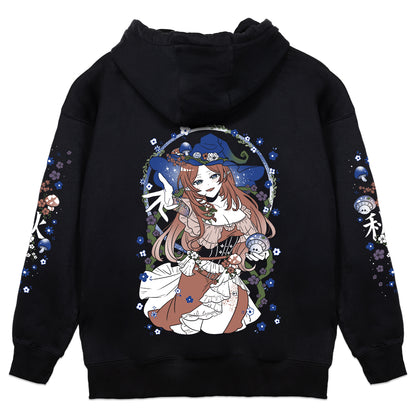RedAutumnOwl "Mushroom Witch" Hoodie