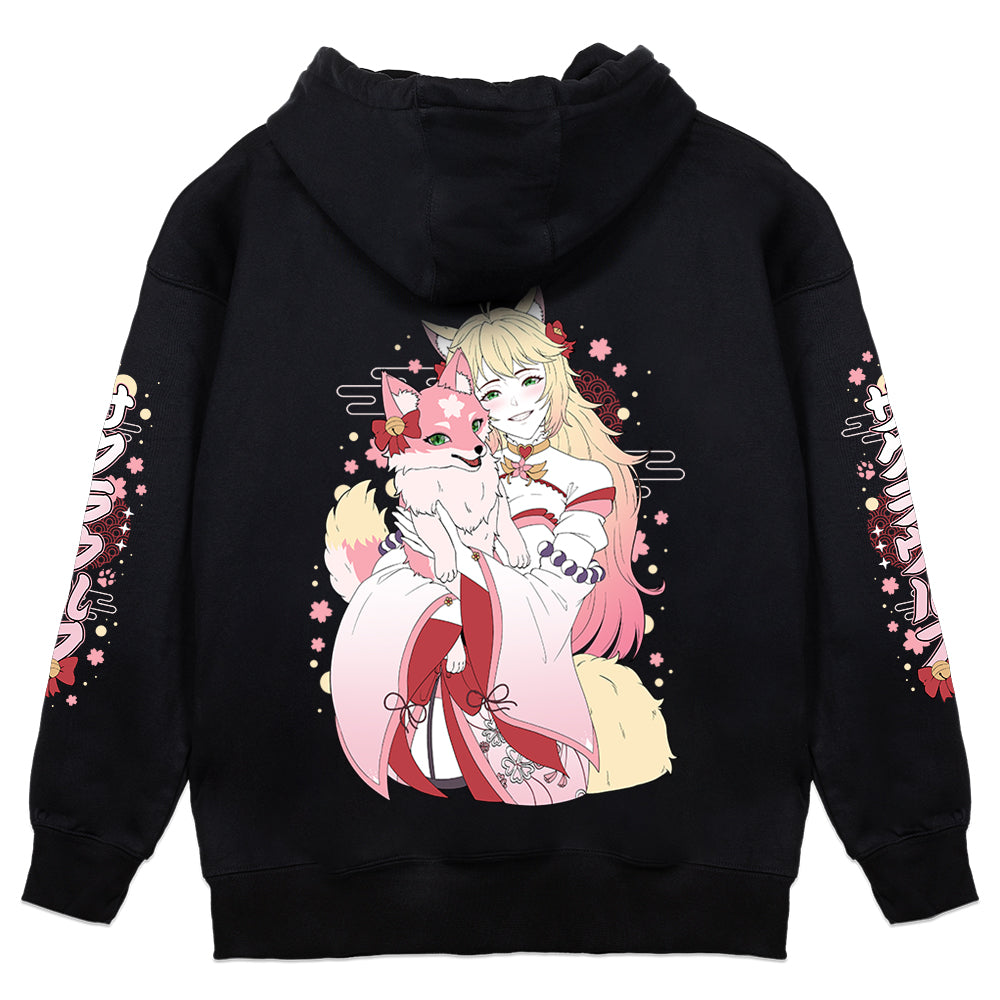 Allikatmarie "Pink Sakura Pair" Hoodie