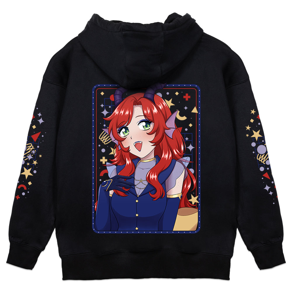 RaptorChan '90s Star Glitter' Hoodie
