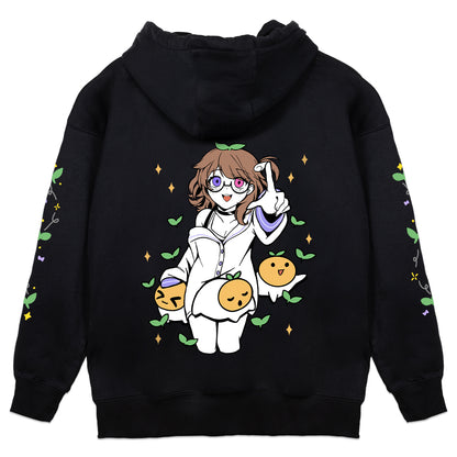 doremiiart "Eggsprout Stargaze" Black Hoodie