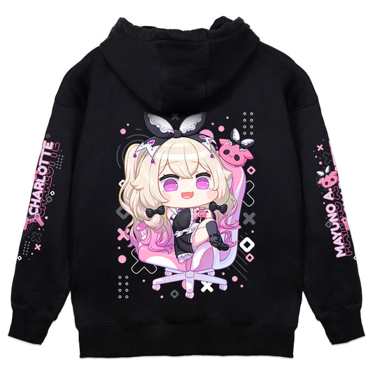 VOLs Mayuno A. Charlotte Gamer Chibi Hoodie