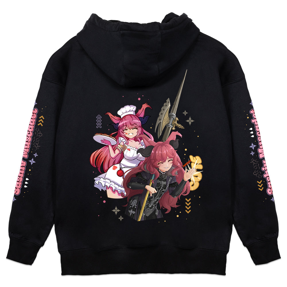 Sashiv_Muscadet "Heart of Light, Gunmetal Soul" Hoodie