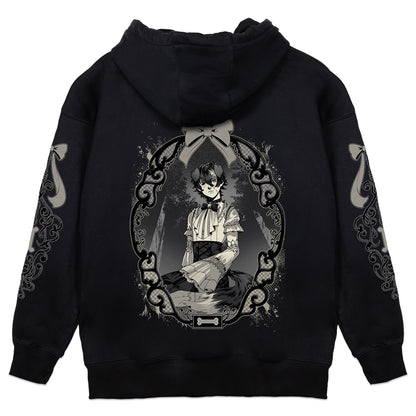 pxppycorpse "Portrait" Hoodie - Black