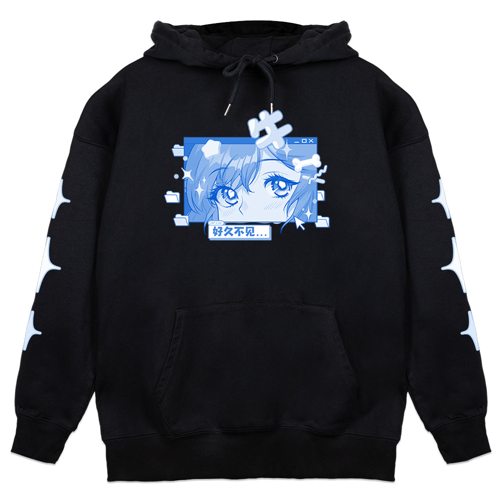 Niupao Monochrome Hoodie Black