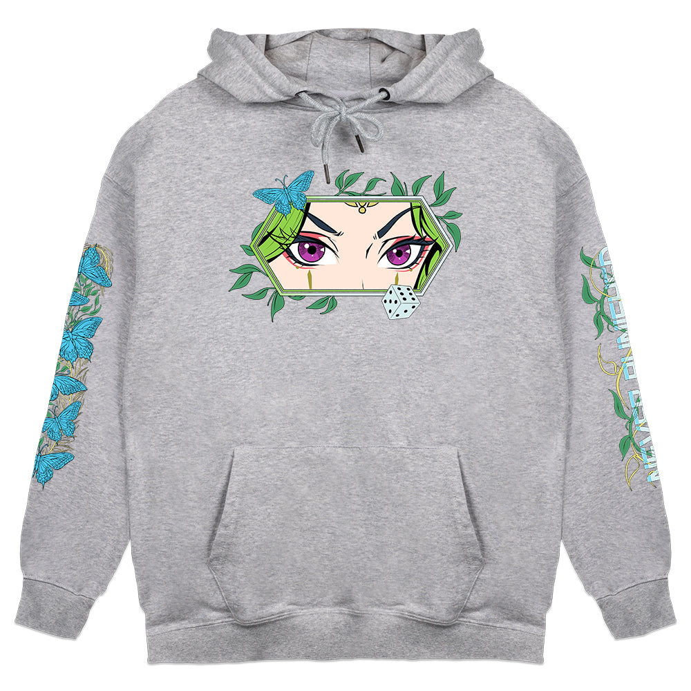 Gremlin Mae "Never Punished" Gray Hoodie
