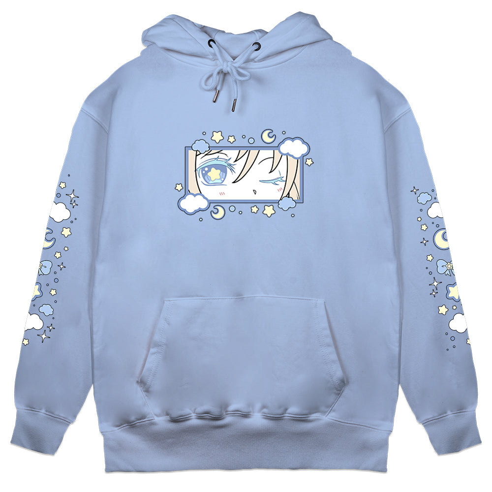 star0bunny "Soft Clouds & Starry Nights" Blue Hoodie