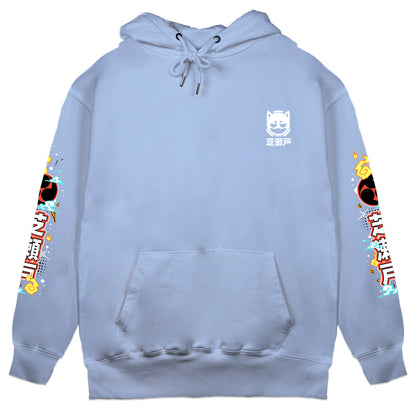 ShibaSeto "Torii Gate" Light Blue Hoodie