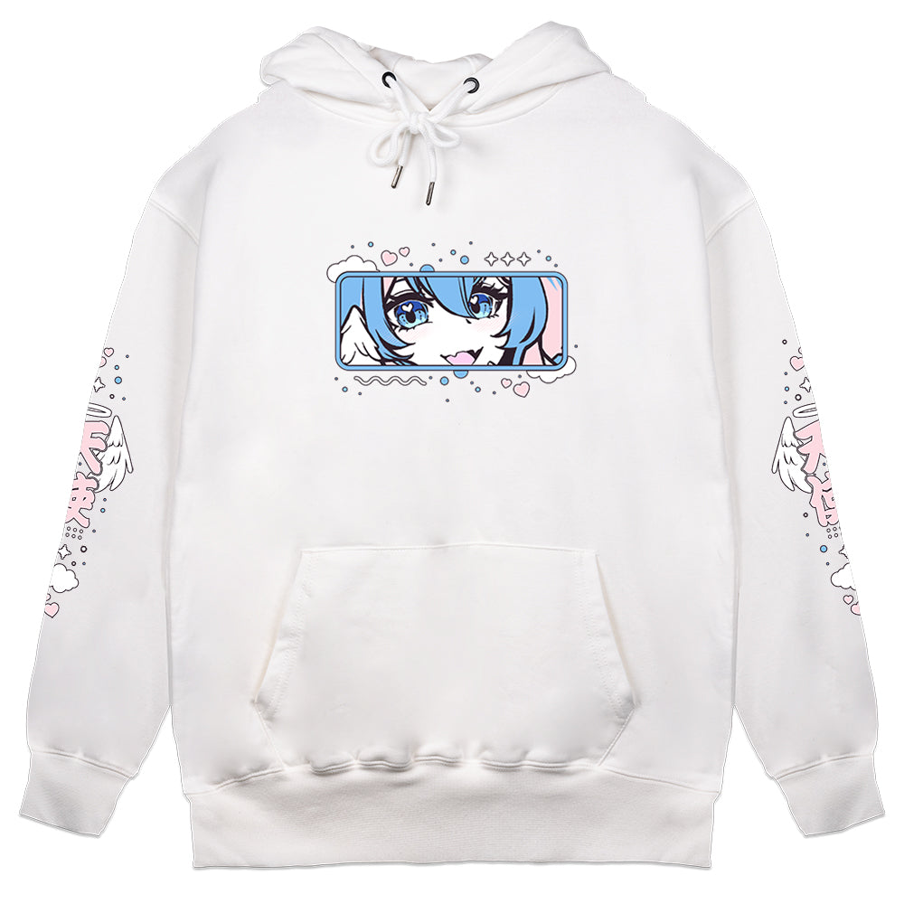 Angelbitez "The Angel & The Nom" White Hoodie