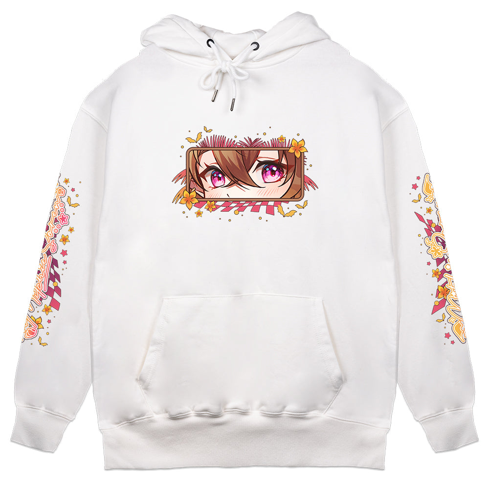 Mitchie Soren 'Paradise Bat' White Hoodie