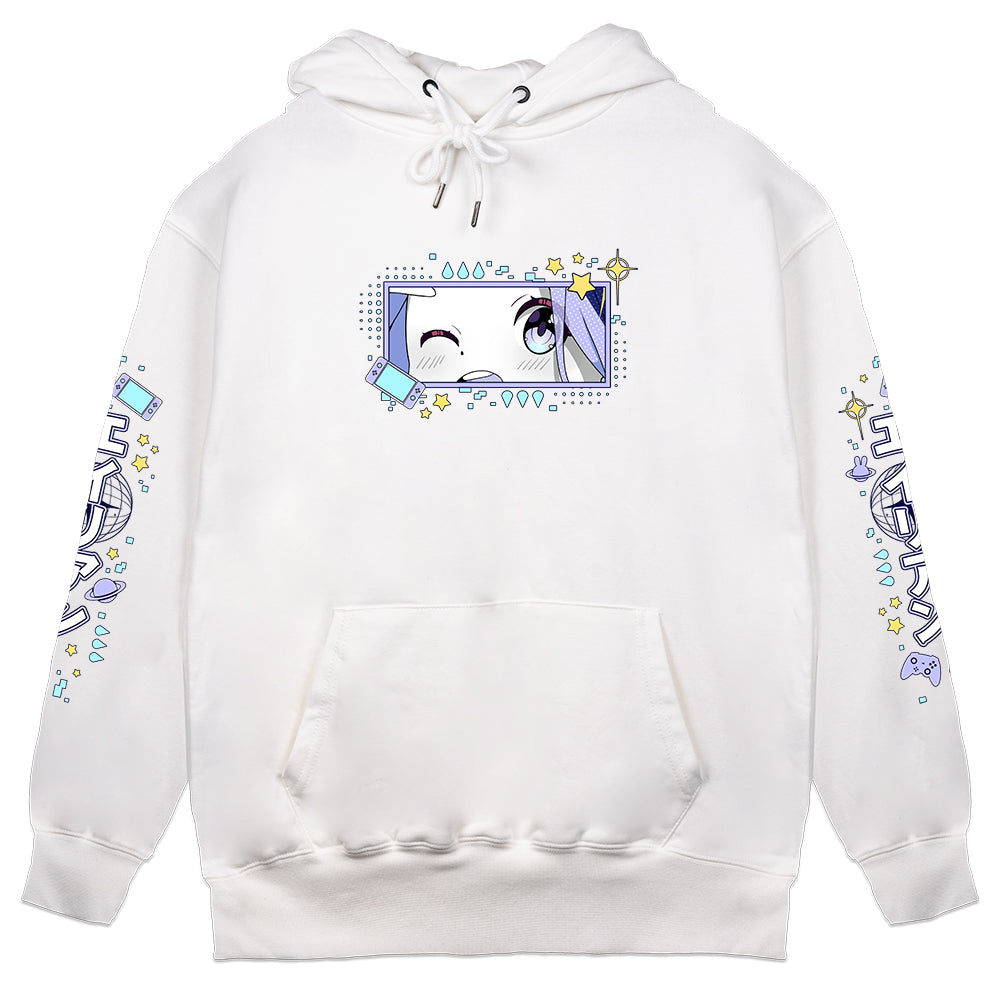 Poko Bun "Peace" Hoodie - White