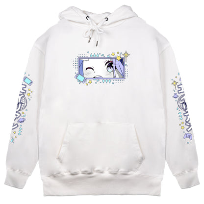 Poko Bun "Peace" Hoodie - White