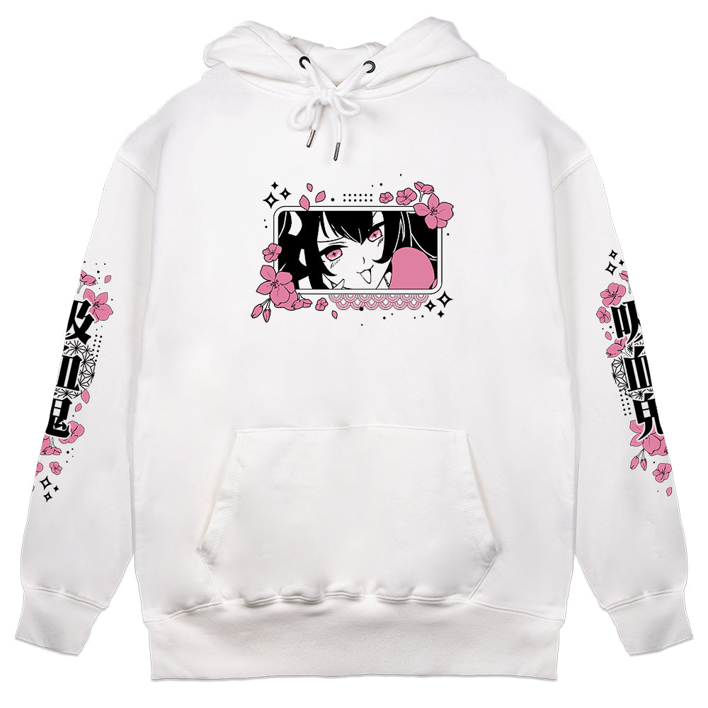 Cuptire "Sakura Bomb" Hoodie - White