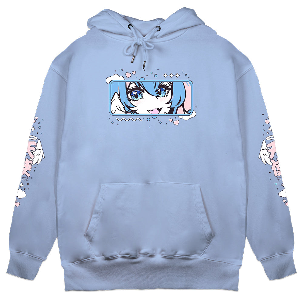 Angelbitez "The Angel & The Nom" Light Blue Hoodie