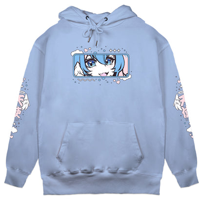 Angelbitez "The Angel & The Nom" Light Blue Hoodie