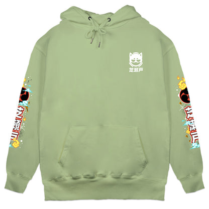 ShibaSeto "Torii Gate" Green Hoodie