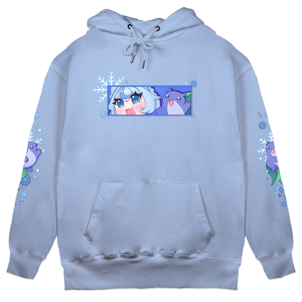 Maria 'Marpi' Bean "Winter Dance" Light Blue Hoodie