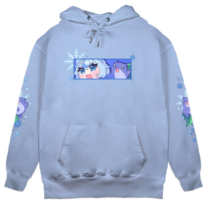 Maria 'Marpi' Bean "Winter Dance" Light Blue Hoodie