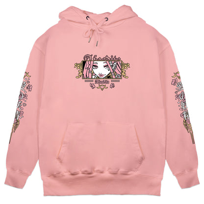 Afaedite Fluttering Love Pink Hoodie