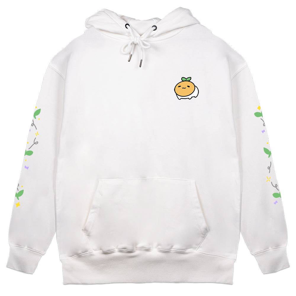 doremiiart "Eggsprout Stargaze" White Hoodie