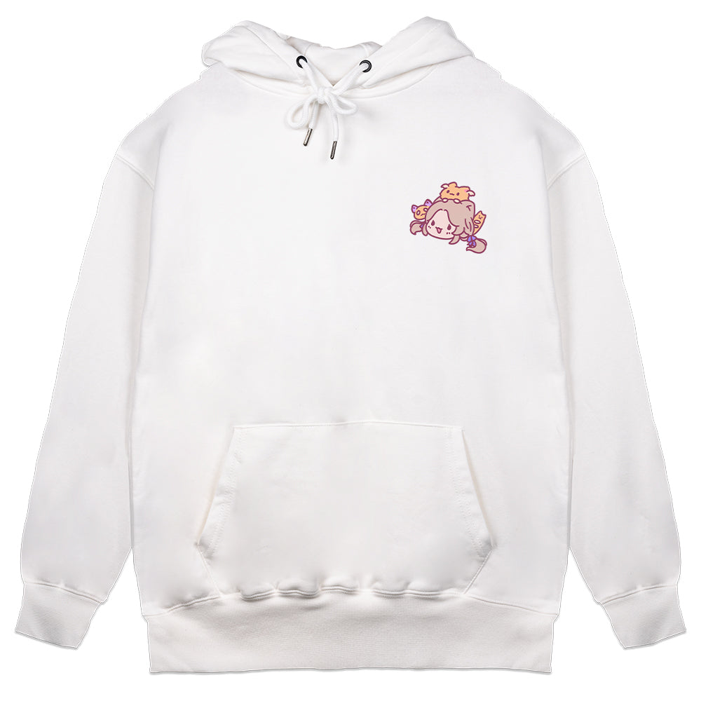 Suirie "Pop-up Bakery" White Hoodie