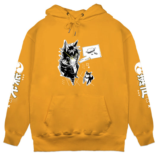 ShibaSeto "Burger" Yellow Hoodie
