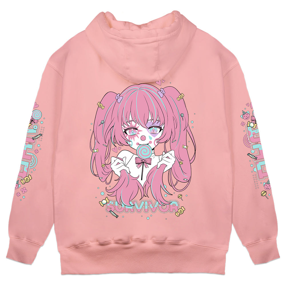 LolliePopVT "Silly Survivor" Pink Hoodie