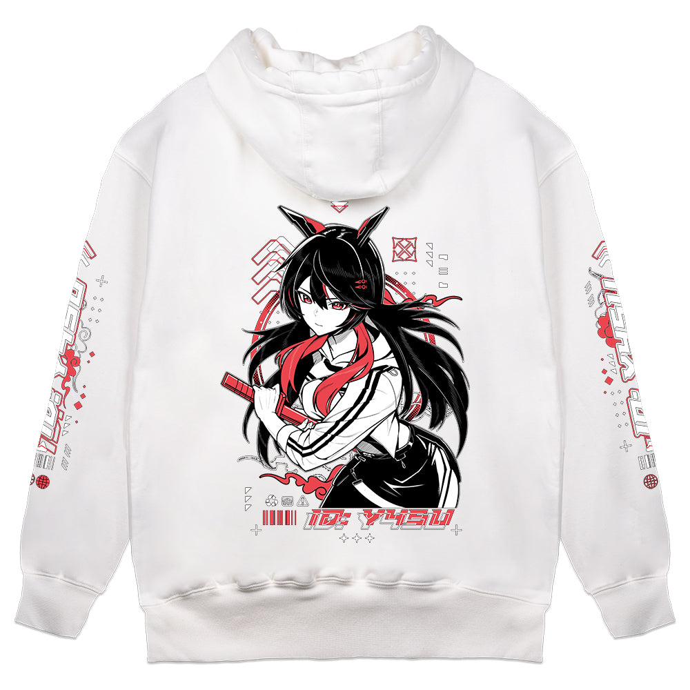 YasumiVT 'PROJECT.Y45U' White Hoodie