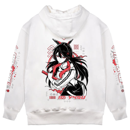 YasumiVT 'PROJECT.Y45U' White Hoodie