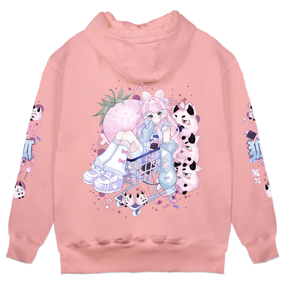 Lunitooony pink hoodie