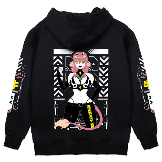 AlmaMaito Cyber Cow Hoodie