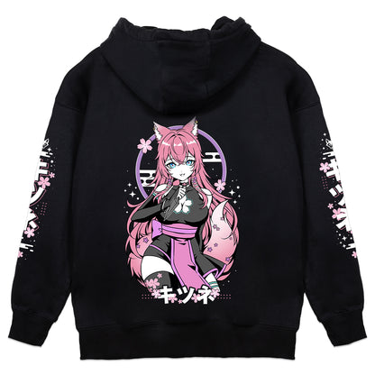 Oimatewtf Friendly Kitsune Hoodie