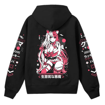 Lucky Akuma Devil Bear Hoodie