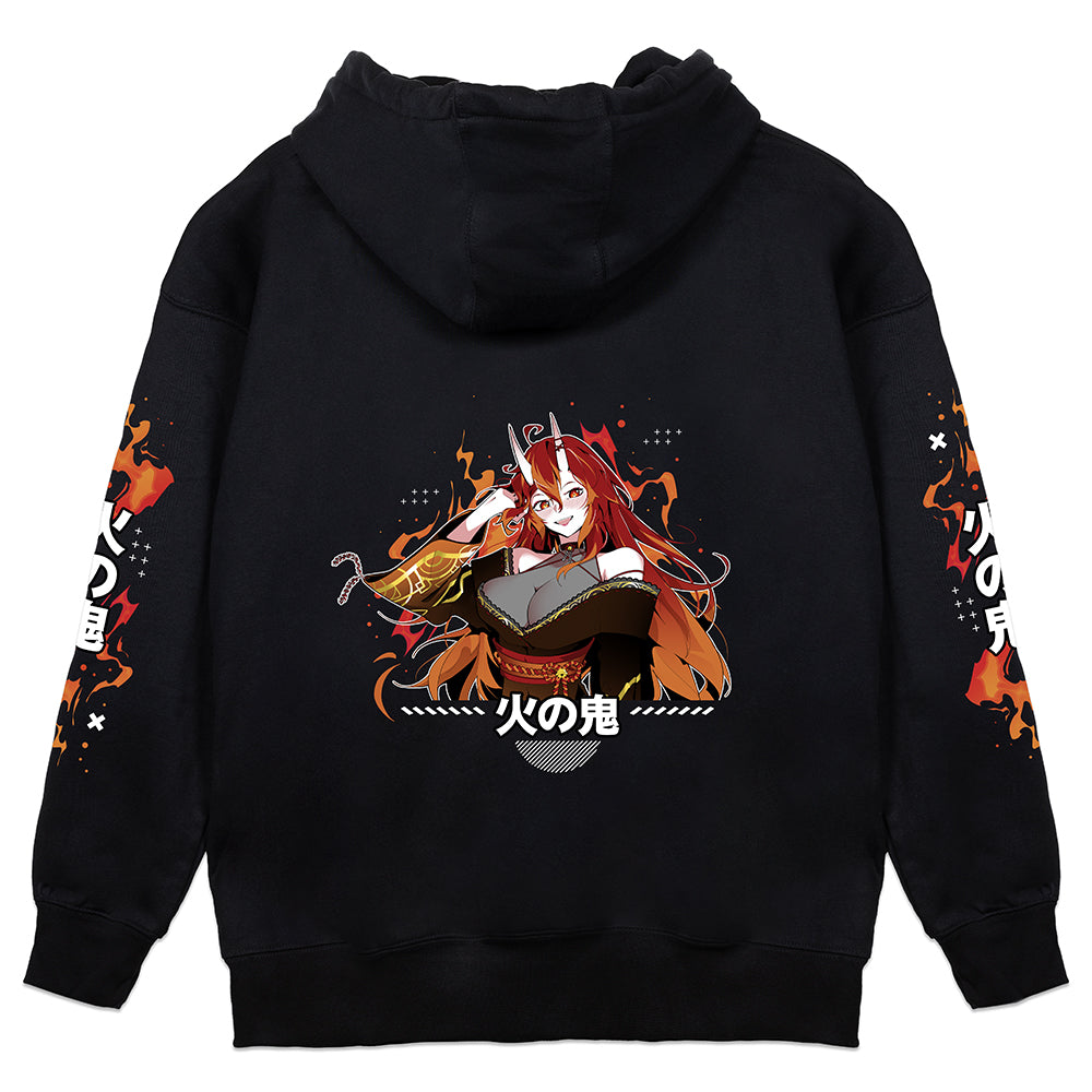 FireOniRei Blazing Streetwear Hoodie