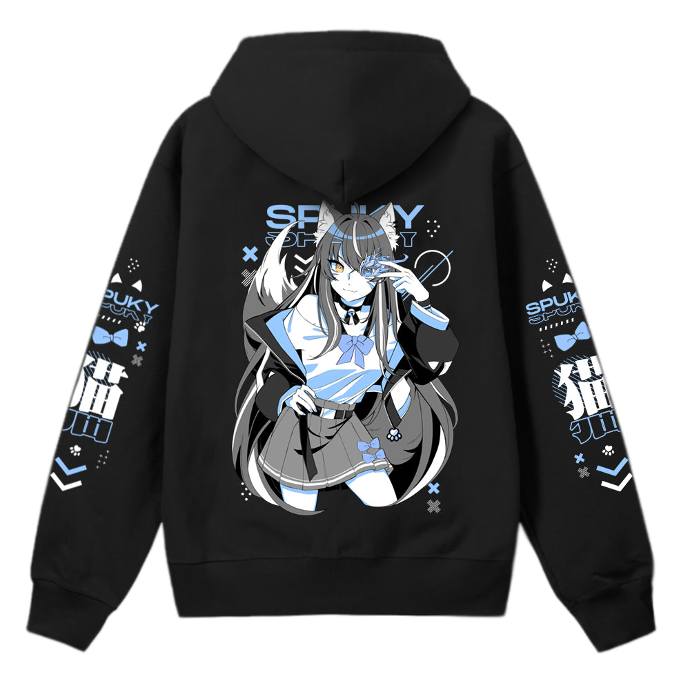 SpukyCat Blue Flame Hoodie