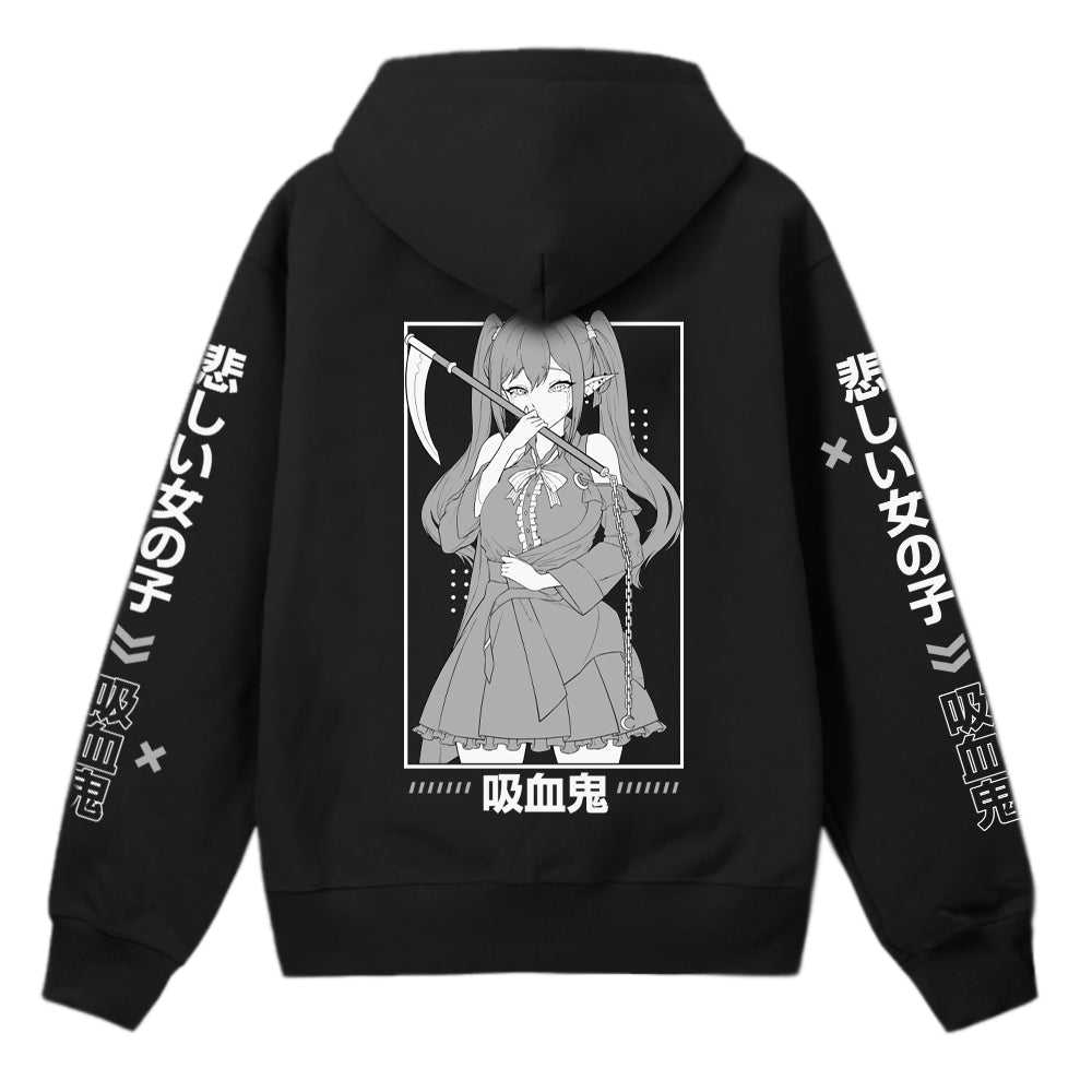 LunaOni Sad Kusarigama Hoodie