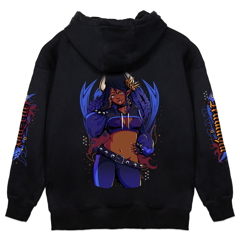 BlazetteMidnight Cheeky Hoodie classic black