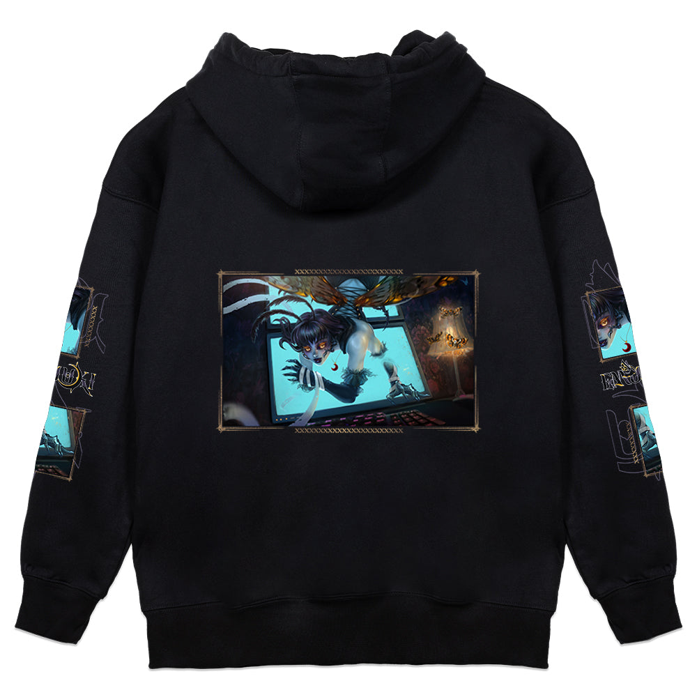 Emuuki_ Death Head Moth Hoodie