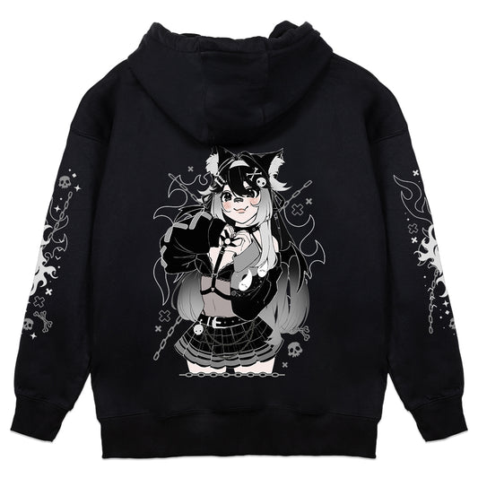 k1ttch3n Skull and Chain Hoodie