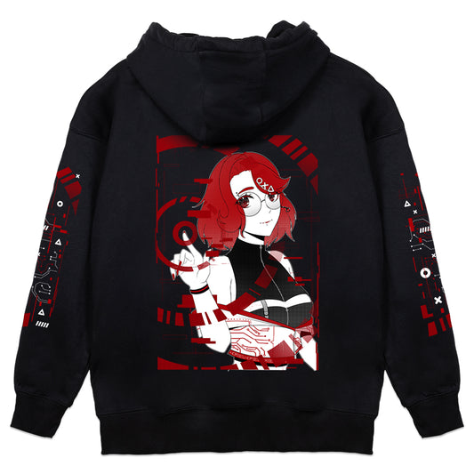 h_o_r_b_e_l Glitch Lock Hoodie