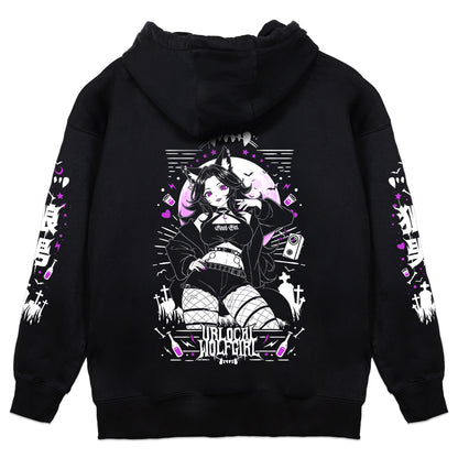 UrLocalWolfGirl Werewolf Waifu Hoodie