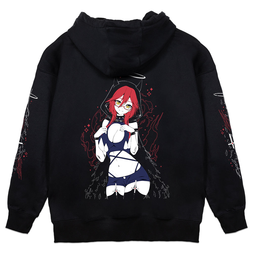 LuciBubz Slice of Hell Hoodie - Black