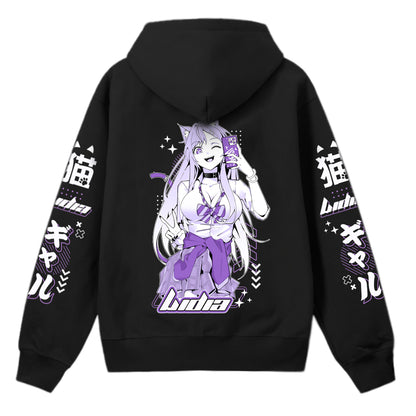 LidiaVTuber Gyaru Cat Hoodie