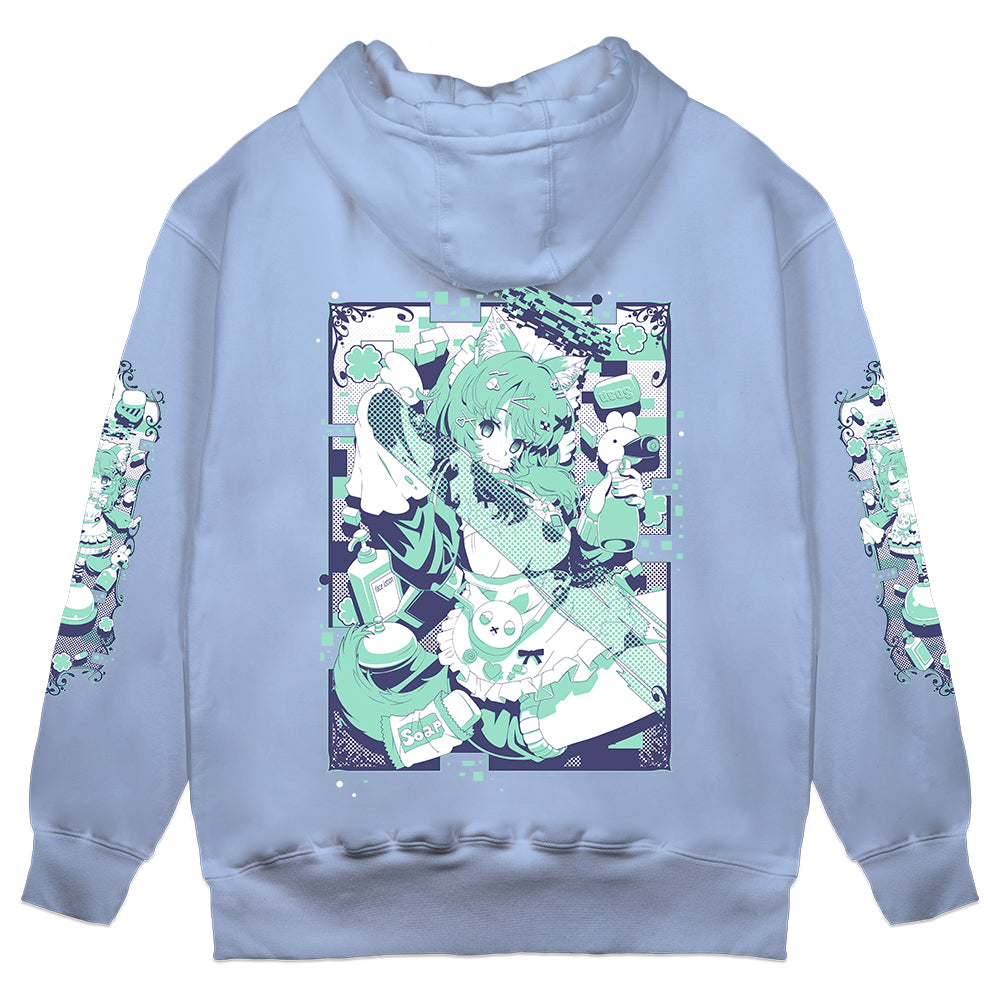 Digiko "Housekeeping V.2" Hoodie - Light Blue